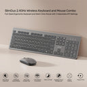 SlimDuo 2.4GHz Wireless Keyboard and Mouse Combo
