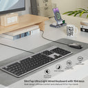 SlimTap Ultra Light Wired Keyboard with 104 keys