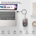 SlimTrack Wired Optical Mouse