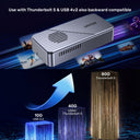 SolidForceReefer TurboCool+ 80Gbps M.2 SSD Enclosure with Intelligent Cooling Fan System
