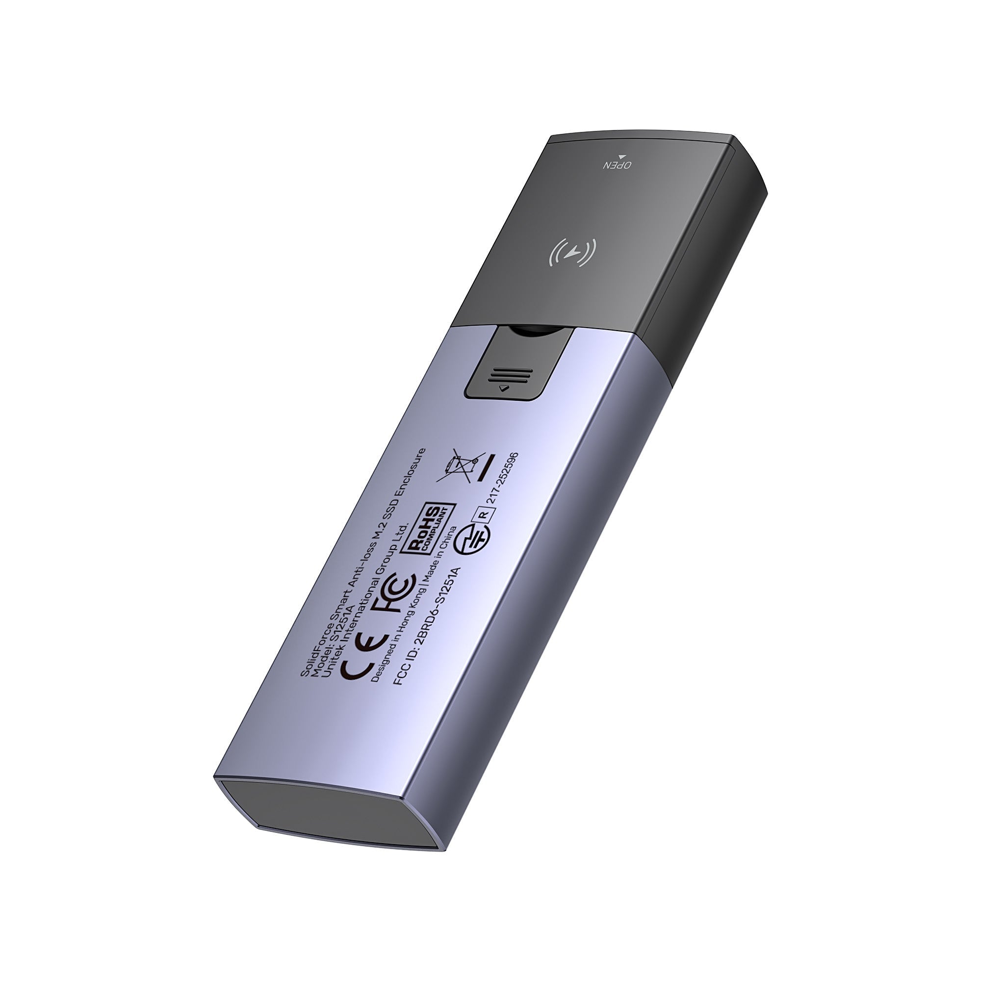 SolidForce Smart Anti-loss M.2 SSD Enclosure