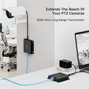100M USB 5Gbps Extender Over Ethernet with Hub