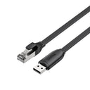USB 2.0 to RJ45 Console Rollover Flat Cable