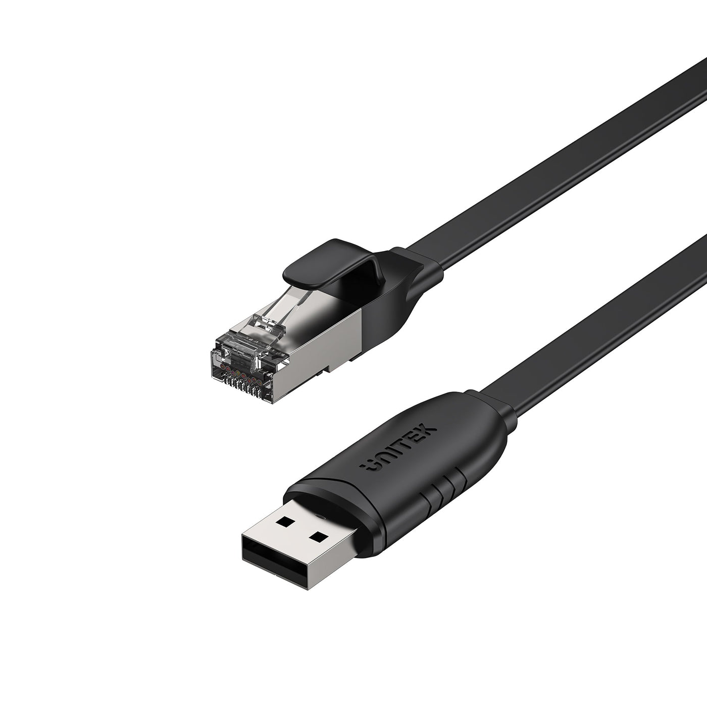 USB 2.0 to RJ45 Console Rollover Flat Cable
