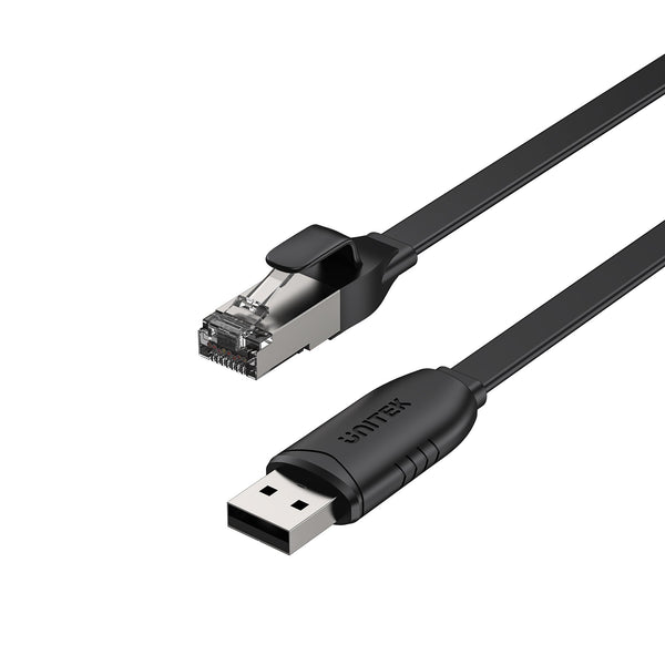 USB 2.0 to RJ45 Console Rollover Flat Cable