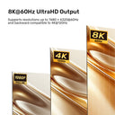 8K DisplayPort 1.4 to HDMI Cable