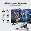 8K 60Hz DisplayPort to HDMI 2.1 Adapter