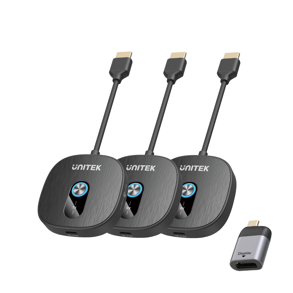 Wireless 1080p HDMI Transmitter with Dual Receivers