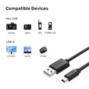USB2.0 Male to Mini USB Cable