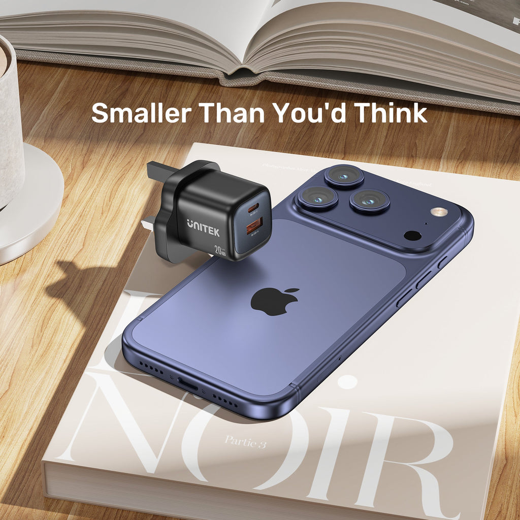 Zeno 20W Dual-Port Gan Wall Charger