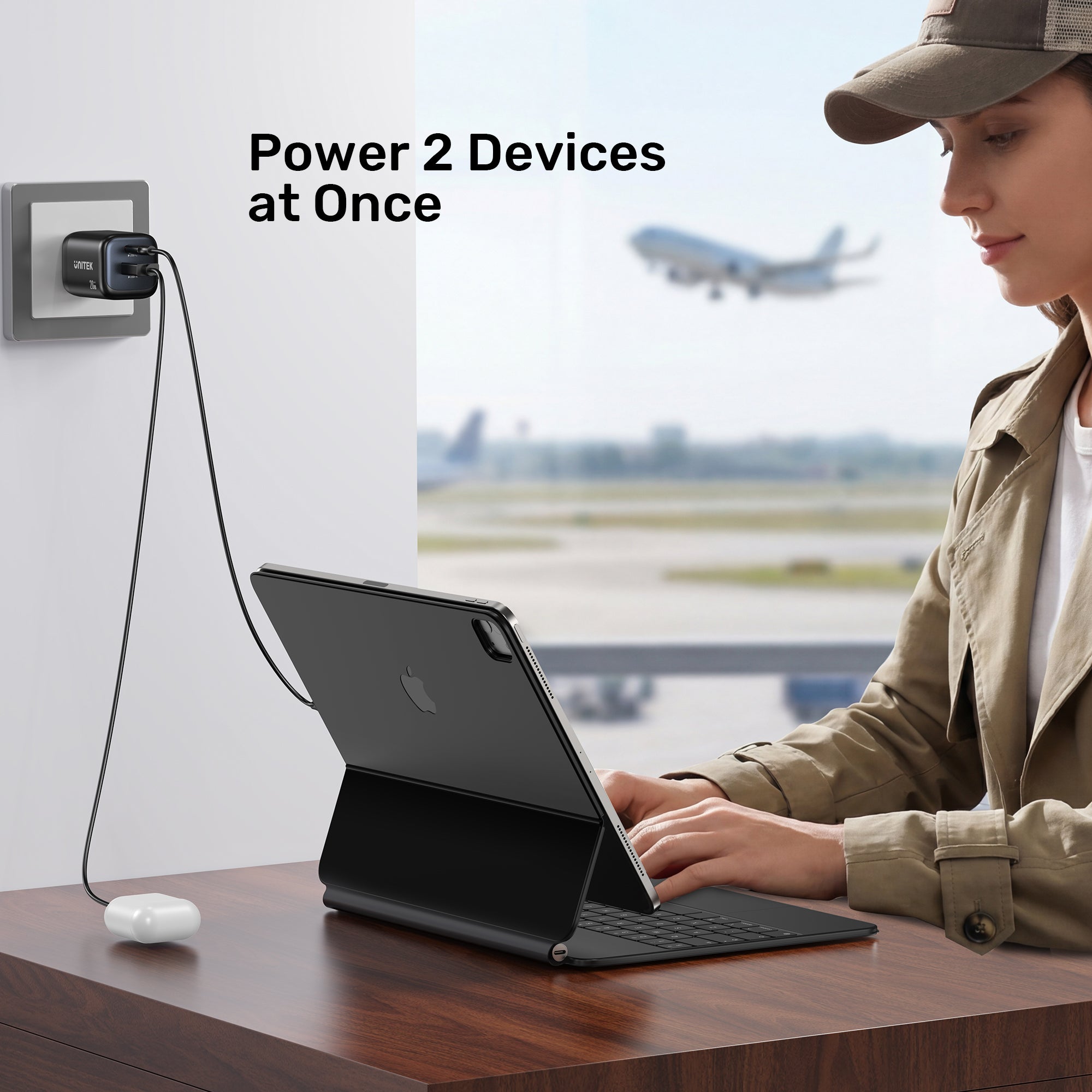 Zeno 20W Dual-Port Gan Wall Charger