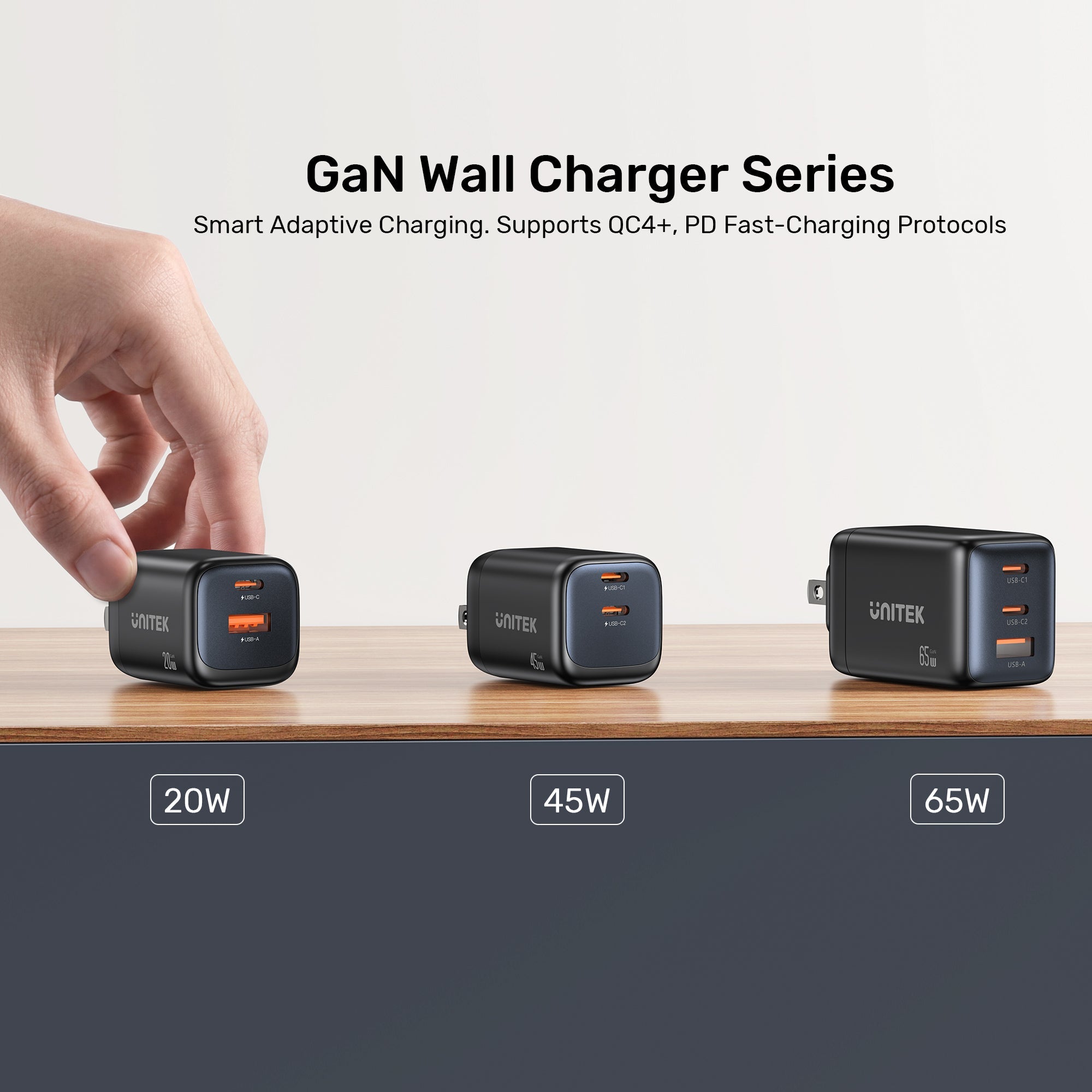 Zeno 45W GaN Wall Charger