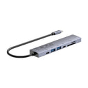 uHUB S7 Pro 7-in-1 5Gbps USB-C Hub with Screen On/Off button
