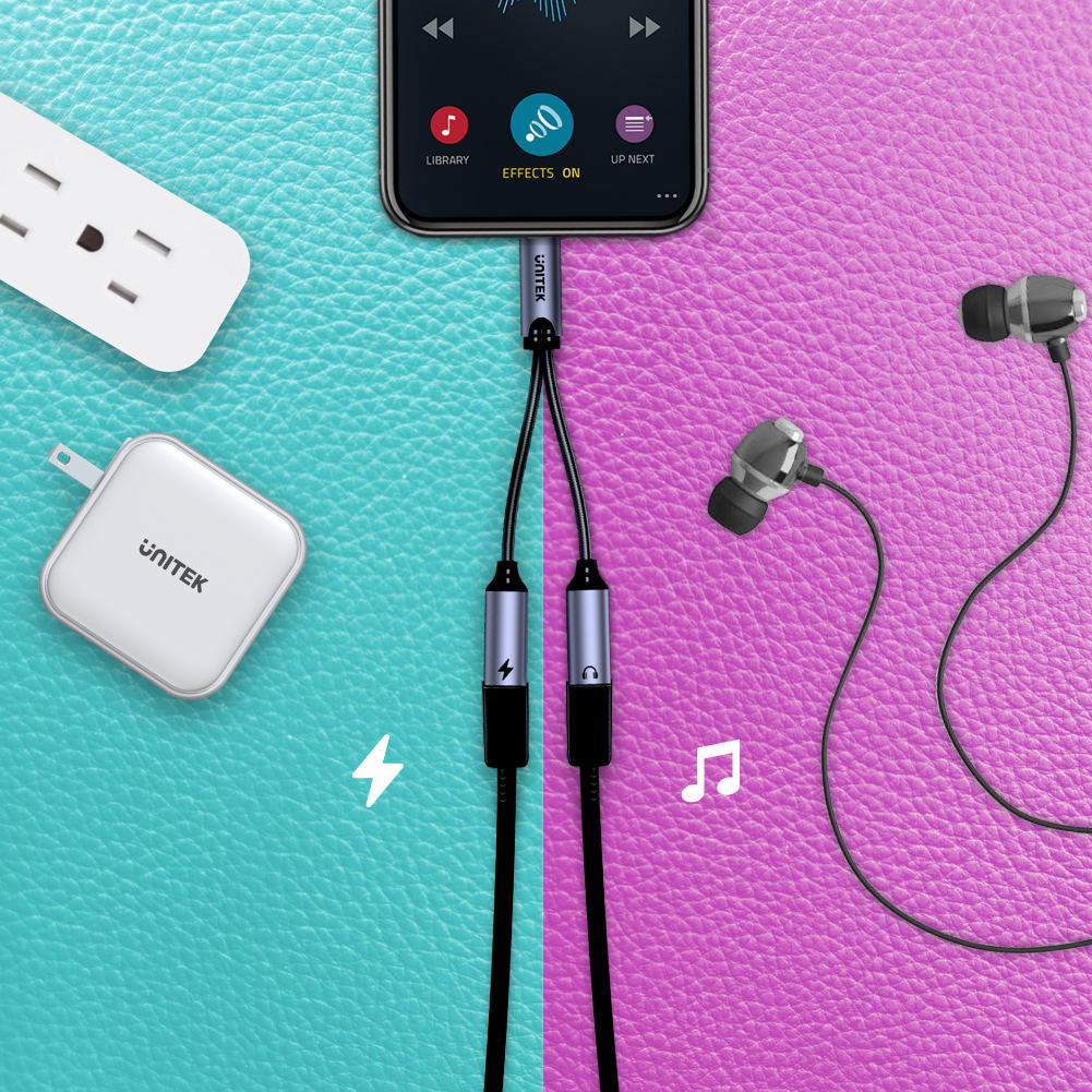 USB-C Splitter (2-in-1 USB C Headset & Charge Adapter)