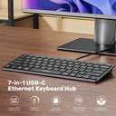 7-in-1 USB-C Multi-function Keyboard Hub