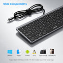 7-in-1 USB-C Multi-function Keyboard Hub