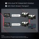 8K USB-C to Dual DisplayPort 1.4 Adapter with MST Dual Monitor