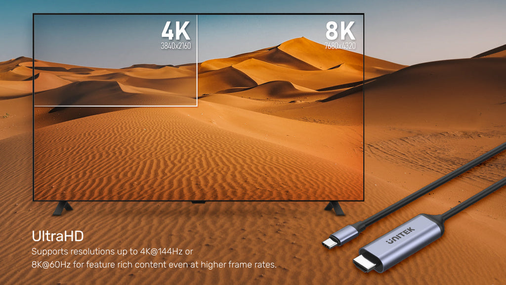 USB-C to HDMI 8K Cable 1.8M
