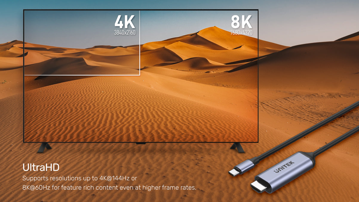 USB-C to HDMI 8K Cable 1.8M