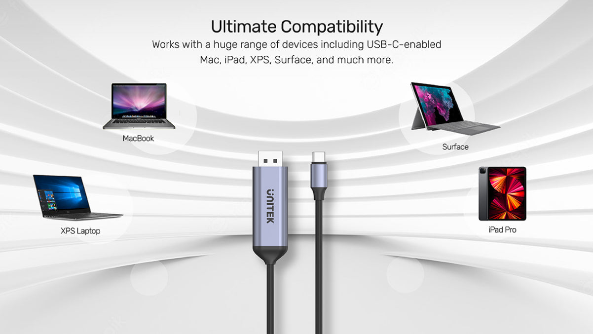 USB-C to DisplayPort1.4 Cable 1.8M