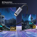 8K USB-C to DisplayPort Bi-Directional Cable