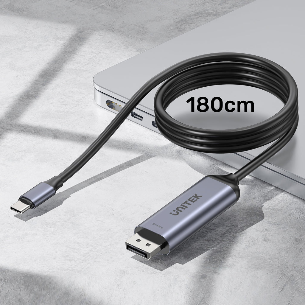 8K USB-C to DisplayPort Bi-Directional Cable