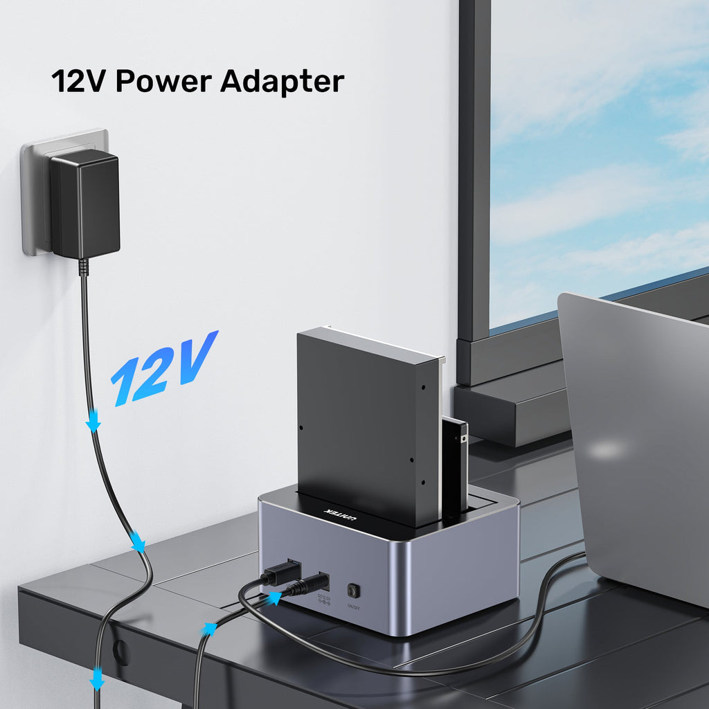 5Gbps Dual-Bay SATA Docking Station