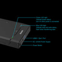 DiskGuard Raiden SATA III 2.5"/3.5" HDD/SSD Hard Disk Enclosure