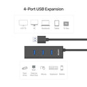 4 Ports Powered USB 3.0 Hub