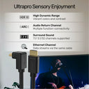 4K 60Hz High Speed HDMI Right Angle 270° Cable