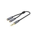 3.5MM AUX Audio Cable with Two Female Socket For Audio Sharing
