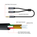 3.5MM AUX Audio Cable with Two Female Socket For Audio Sharing