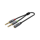 3.5mm AUX Audio Cable with Two Male Jack For Audio In & Out