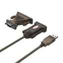 USB to Serial RS232 Cable with DB9F to DB25M Adapter