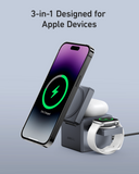 Anker charging station with phone, earbuds, watch dock