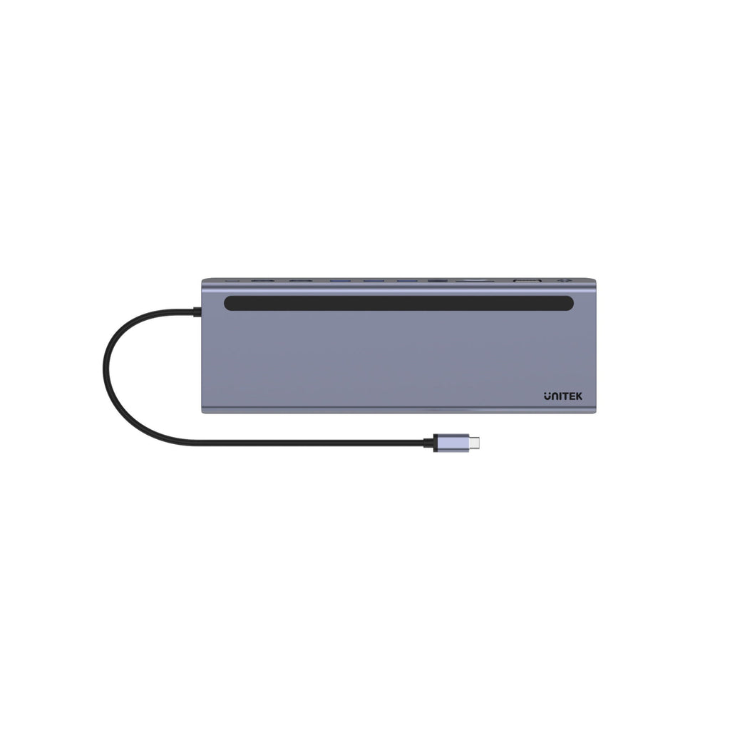 uHUB 11+ 11-in-1 USB-C Ethernet Hub with MST Triple Monitor (Dual HDMI), 100W PD, Dual Card Reader