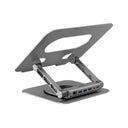 Laptop Stand with Detachable USB-C Hub