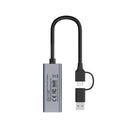 USB-C / USB-A to Gigabit Ethernet Adapter