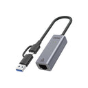 USB-C / USB-A to Gigabit Ethernet Adapter