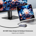 uHub H6+ 6-in-1 USB-C Hub with PD 100W