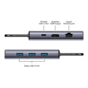 uHub H6+ 6-in-1 USB-C Hub with PD 100W